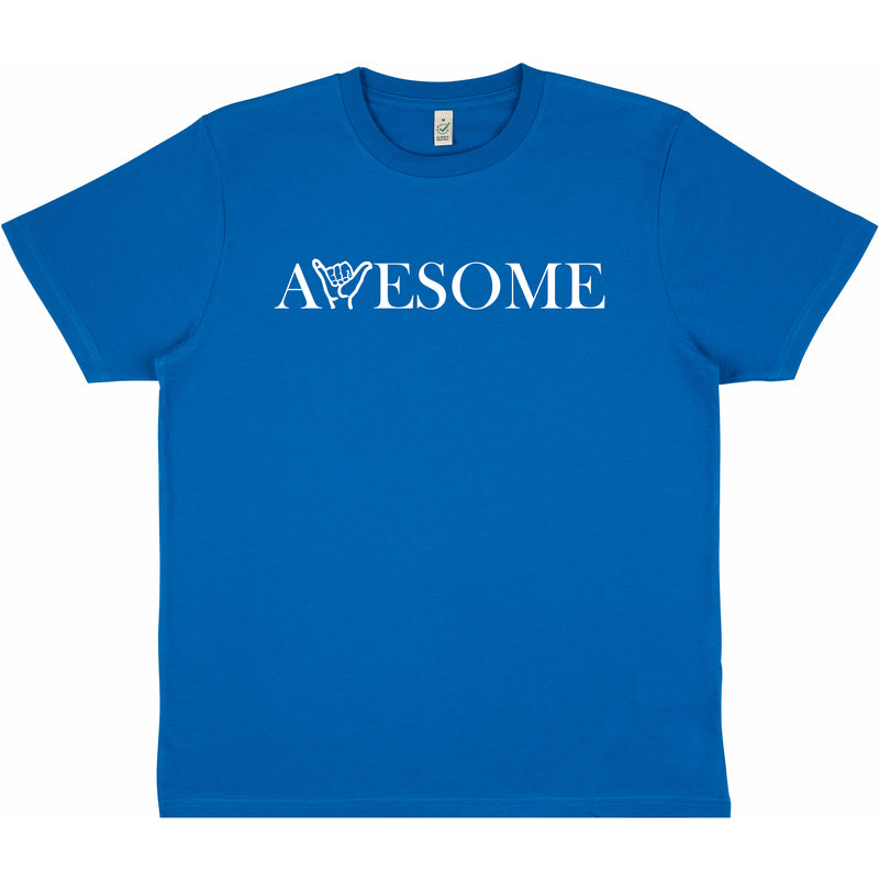 Awesome Blue/White T-Shirt