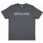 Awesome Dark Heather/White T-Shirt