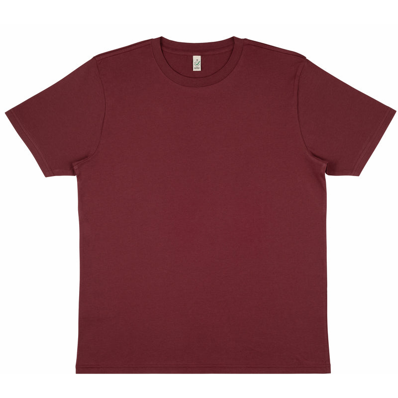 Burgundy Organic Cotton T-Shirt
