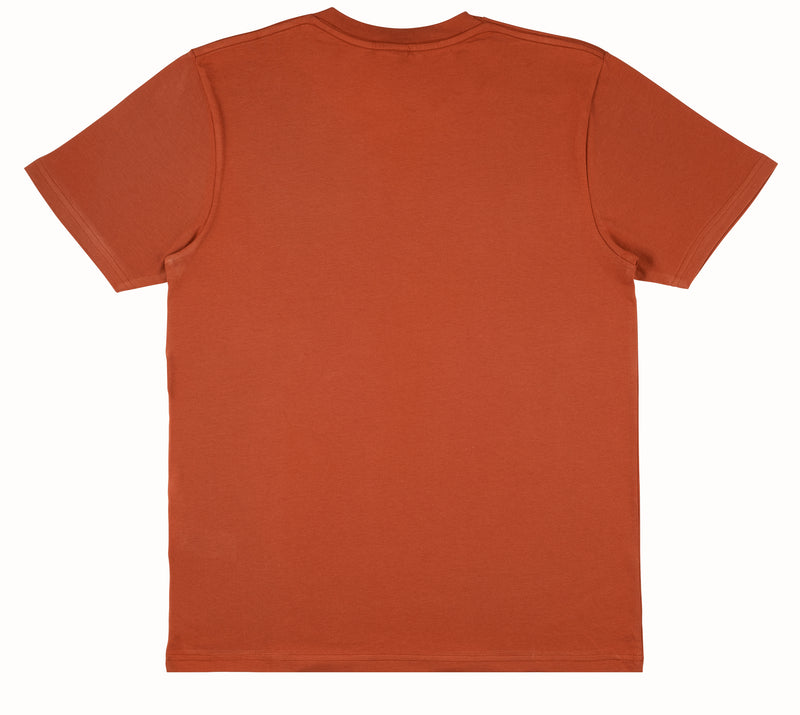 Dark Orange Organic Cotton T-Shirt