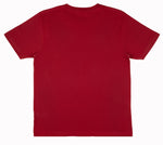 Dark Red  Organic Cotton T-Shirt