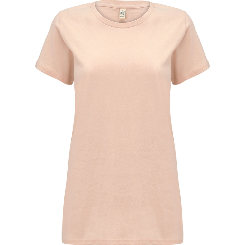 Women's Misty Pink Cotton T-Shirt