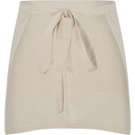 Natural Recycled Short Apron with Pockets